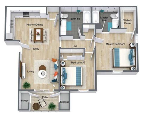 Floor Plans | Kennett Court Apartments