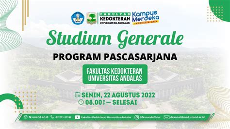 Studium Generale Pascasarjana Fakultas Kedokteran Universitas Andalas