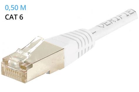 Cable Rj Cat F Utp Blanc M