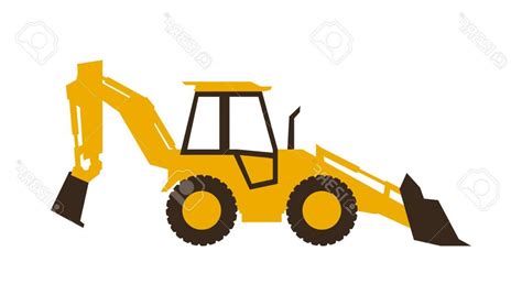 Backhoe Vector at Vectorified.com | Collection of Backhoe Vector free ...