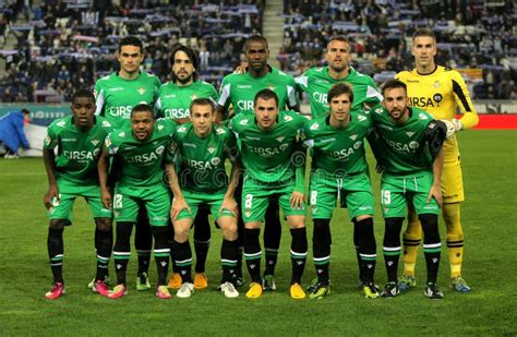 Real Betis team posing editorial stock image. Image of ball - 29321254