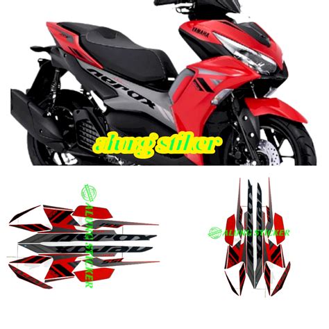 Stiker Striping Lis Les Body Motor Yamaha Aerox Vva Tahun