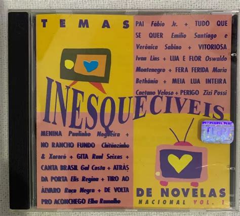 Cd Temas Inesquecíveis De Novelas Nacional Vol 1 Mercadolivre