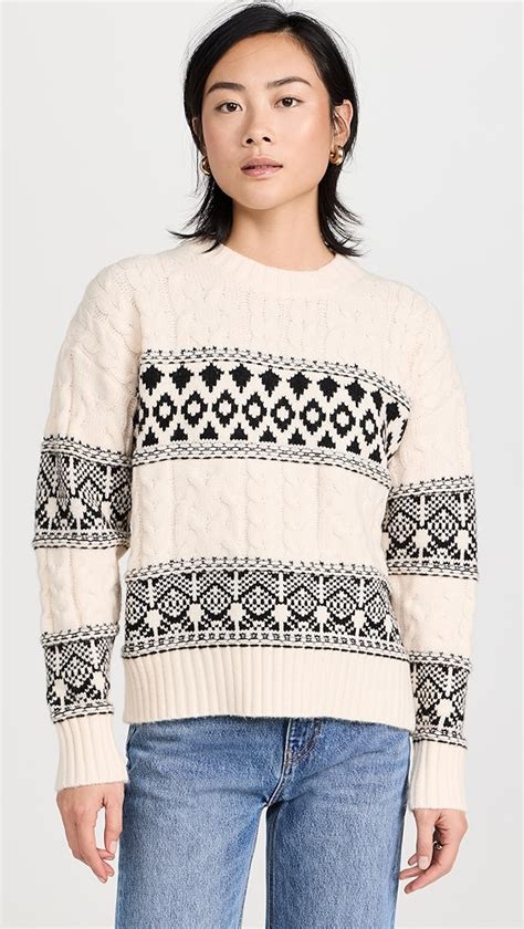 Line And Dot Montana Faire Isle Sweater Shopbop