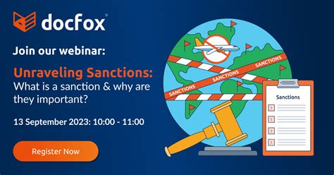 Webinar Invitation What Are Sanctions And Why Are They Important