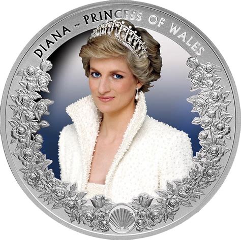 Unze Silber Diana Prinzessin Von Wales Pp Auflage