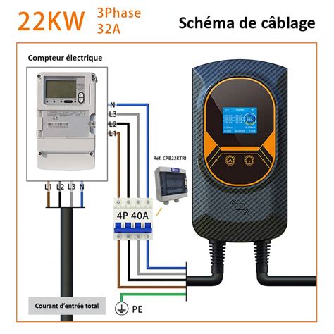 Borne De Recharge Connect E Triphas Kw Type Therm Elec