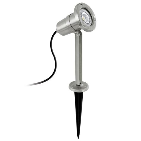 Eglo Nema Led Outdoor Stainless Steel Ground Spike Light