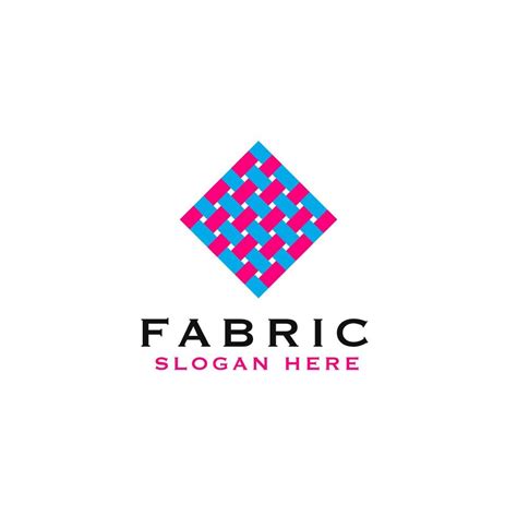 Flat textile fabric logo design for company illustration vector 18822753 Vector Art at Vecteezy