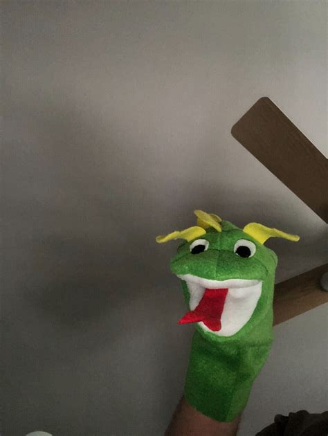 Rare Baby Einstein Bard The Dragon Replica Puppet