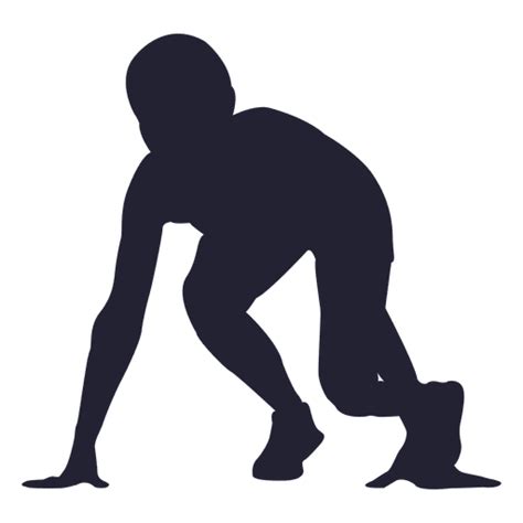 Male Running Mark Silhouette 1 PNG SVG Design For T Shirts