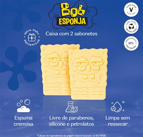 Kit Cuide se Bem Bob Esponja o Boticário Beleza na Web