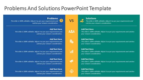 Problems And Solutions Powerpoint Template Ppt Templates