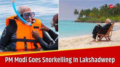 What An Exhilarating Experience PM Modi Tries Snorkelling In