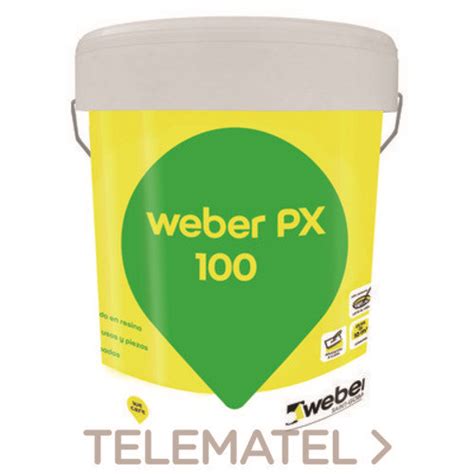 REVESTIMIENTO EPOXÍDICO COLOREADO WEBER PX 100 GRIS RAL7001 12u