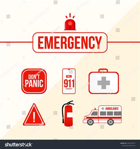 Emergency Alert Vector Design Background Stock Vector (Royalty Free ...