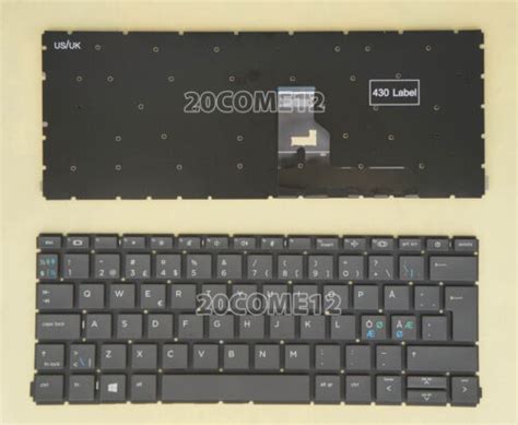 New For Hp Probook G G Keyboard No Backlit Nordic