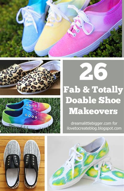 ILoveToCreate Blog 26 Fab And Totally Doable Shoe Makeovers Shoe