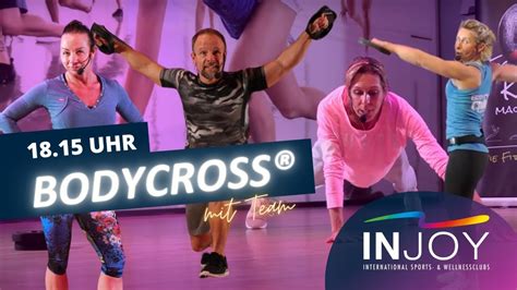 60 Minuten BodyCROSS 〢 INJOY LIVE WORKOUT 〢 mit TEAM YouTube