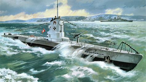 Military Submarine Art