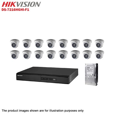 Hikvision Turbo HD 16 Channel CCTV DVR DS 7216HGHI F1 Hikvision 1MP