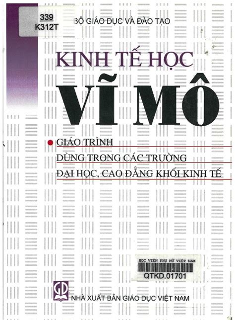 Giới thiệu sách Kinh tế học vĩ mô Học viện Phụ nữ Việt Nam