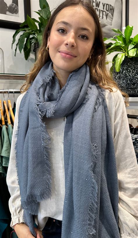 Carson Scarf Grey The Rock Box Store