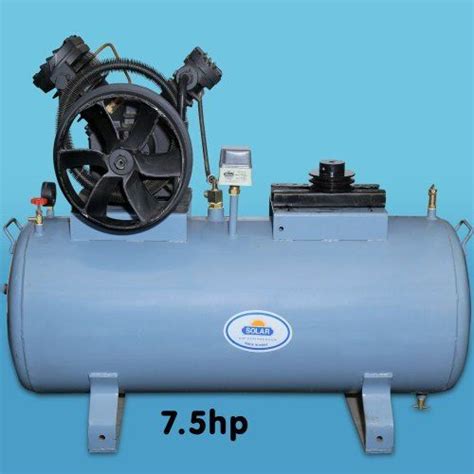 Air Cooled 7 5 Hp Two Stage Piston Air Compressor Maximum Flow Rate 29