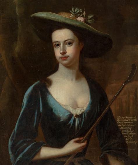 British School Th Century Portrait Of Mary Stewart As A