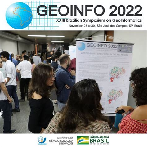 Inpe Recebe Simp Sio Brasileiro De Geoinform Tica Instituto