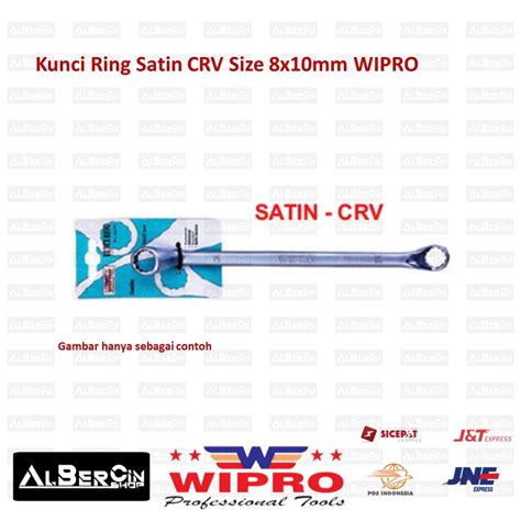 Jual Kunci Ring Satin CRV 8x10mm WIPRO 8 X 10 Mm Shopee Indonesia