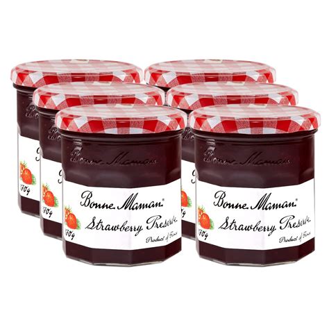 Bonne Maman Strawberry Preserves 13 Ounce Jars Pack Of 6