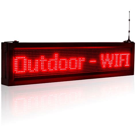 Leadleds 40in Outdoor Led Sign Board Wireless Fast Programmable Super