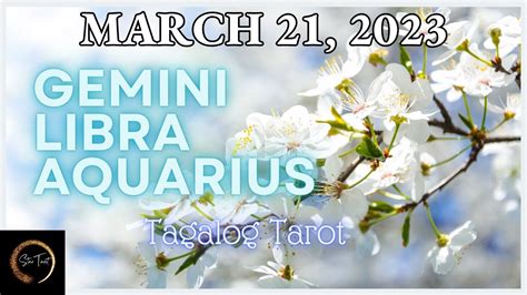 March 21 2023 Air Signs ♊️gemini♎️libra♒️aquarius🌈 Tagalog Tarot