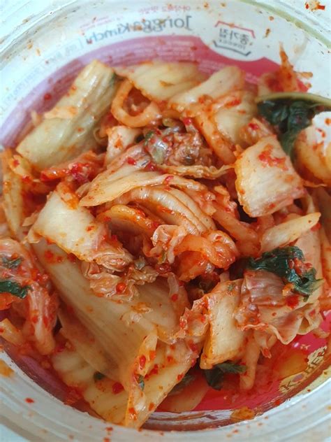 Jongga Napa Kimchi 750g Made In Korea Halal Cut Cabbage Kimchi Food