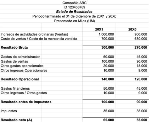 Ejemplo De Un Estado De Situacion Financiera Segun Las Niif Nuevo