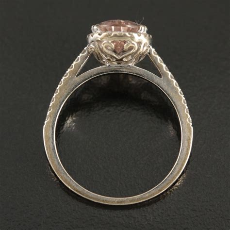 SAMnSUE 18K Morganite and Diamond Ring | EBTH