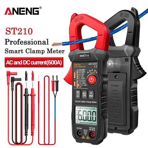 ANENG ST210 Profesional Digital Multimeter Clamp Meter DC AC 600A