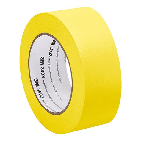 3M Yellow Vinyl Rubber Adhesive Duct Tape 3903 2 50 3903 YELLOW 12 6