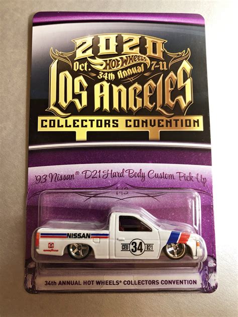 2020 34th Annual Hot Wheels Collectors Convention Los Angeles 93 Nissan D21 Hardbody Custom Pickup