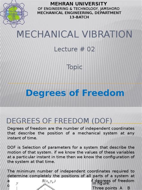 Pdf Mechanical Vibration Lec02 Dokumentips