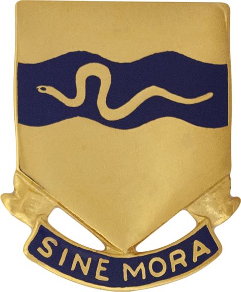 116th Cavalry Unit Crest Sine Mora