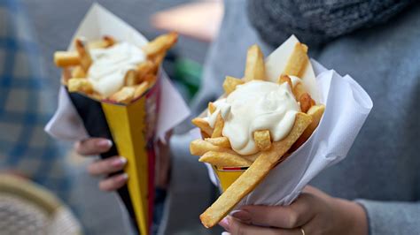 The Potential Reason Belgium Tops Its Frites With Mayo