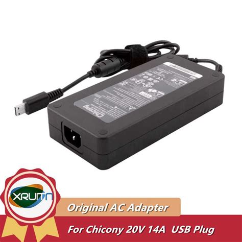 Original OEM Chicony 20V 14A 280W AC Power Supply Adapter For MSI GF76