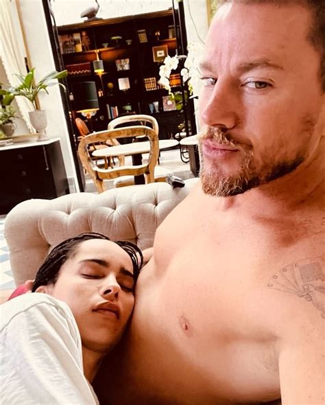 Channing Tatum Muestra El Entintado De Zoe Kravitz Mientras Genera