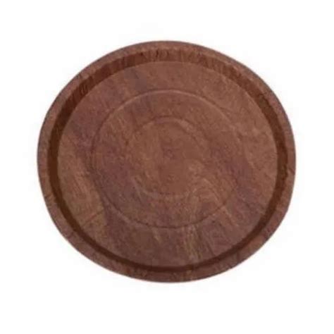 Brown Plain Sunmica Paper Disposable Round Plate Paper GSM 100 150 At