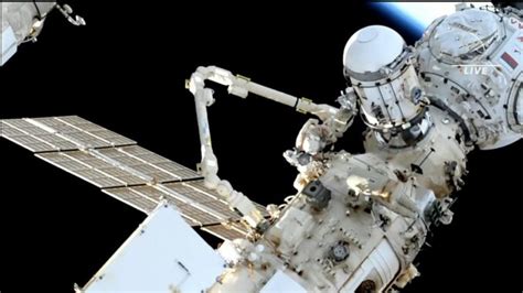 Russian Cosmonauts Complete Spacewalk To Relocate Experiment Airlock