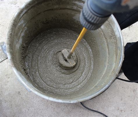 How To Mix Concrete In A Gallon Bucket Quikspray Inc