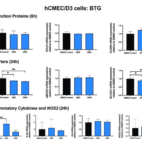 Mrna Expression Of Tj Proteins Transporters Proinflammatory Cytokines