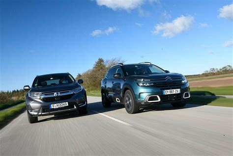 Honda CRV 2018 und Citroën C5 Aircross im Vergleich